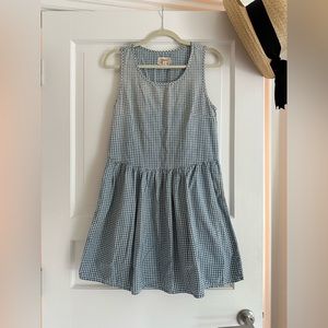 Current Elliot blue checkered dress.